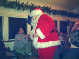 Santa brings a bell for all the good girls and boys, even the grown up ones.