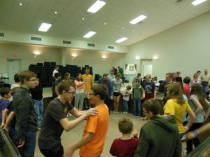 This may be the largest Gaga Ball group ever