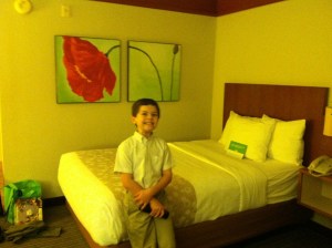 Our hotel for the night. Ben thought it was beautiful