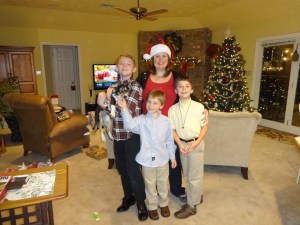 ...from Lisa and the boys