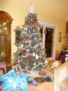 The tree is pretty. :)