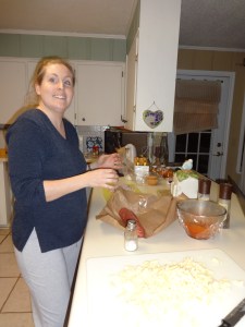 Making fancy dinner. Mmmm....