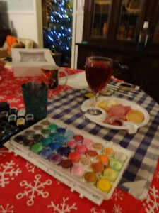 I love hanging out at my friend Lisa's house. It's soothing and fun all at once.