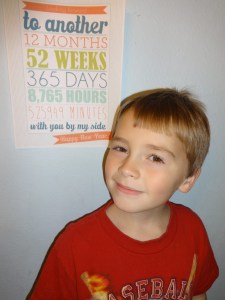 We loved the sentiment this sign displayed, so we printed one of our own.