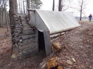 This really cool cabin/tent combination that prisoners built themselves (this is more than likely a recreation, but still). Basically they were just left out there to their own devices. If they wanted shelter, they had to make it themselves.