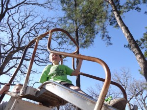 That's a really tall slide!