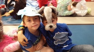 Greg and his friend Sutherland (who didn't bring a costume either. See, it's okay!)